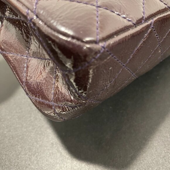 Chanel 2.55 226 Reissue Deep Purple Leather Flap Bag Gunmetal Hardware (121172) - Picture 5 of 14